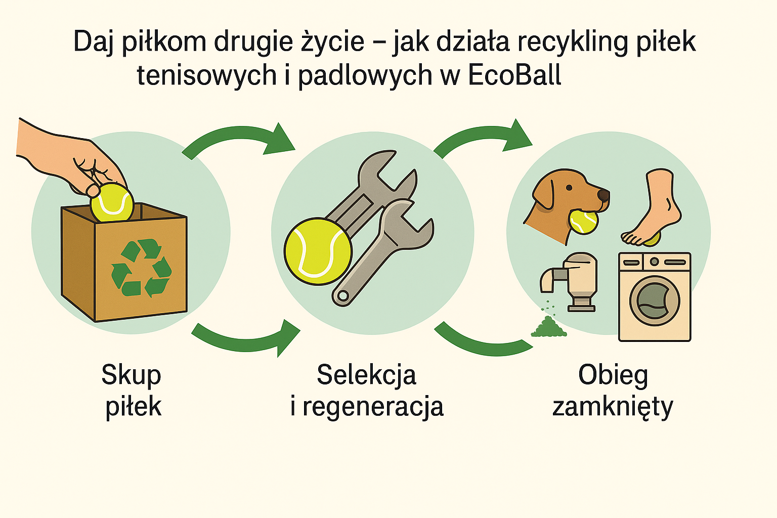 Daj piłkom drugie życie – jak działa recykling piłek tenisowych i padlowych w EcoBall