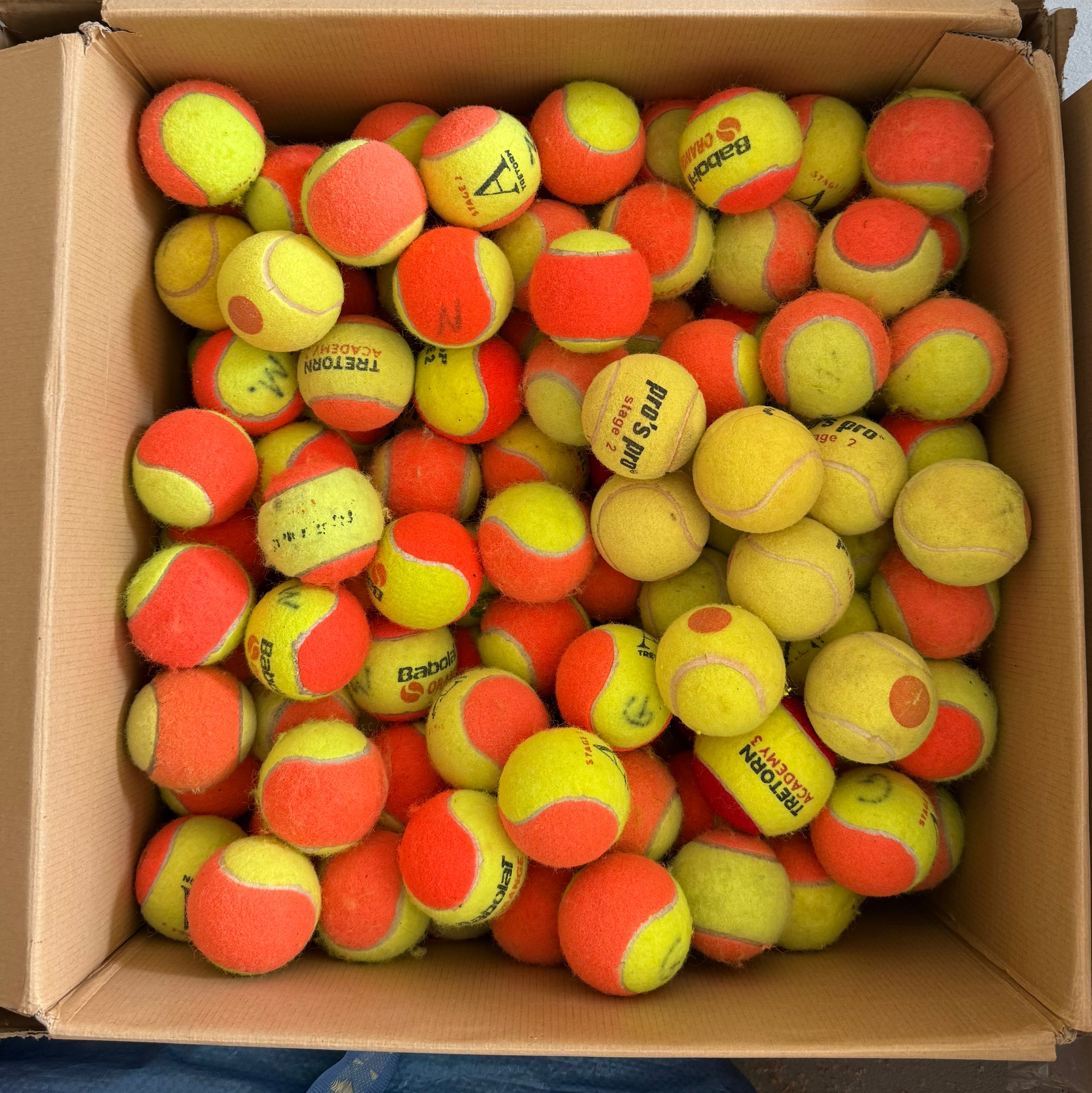 24x piłki tenisowe stan bardzo dobry stage 2 Orange