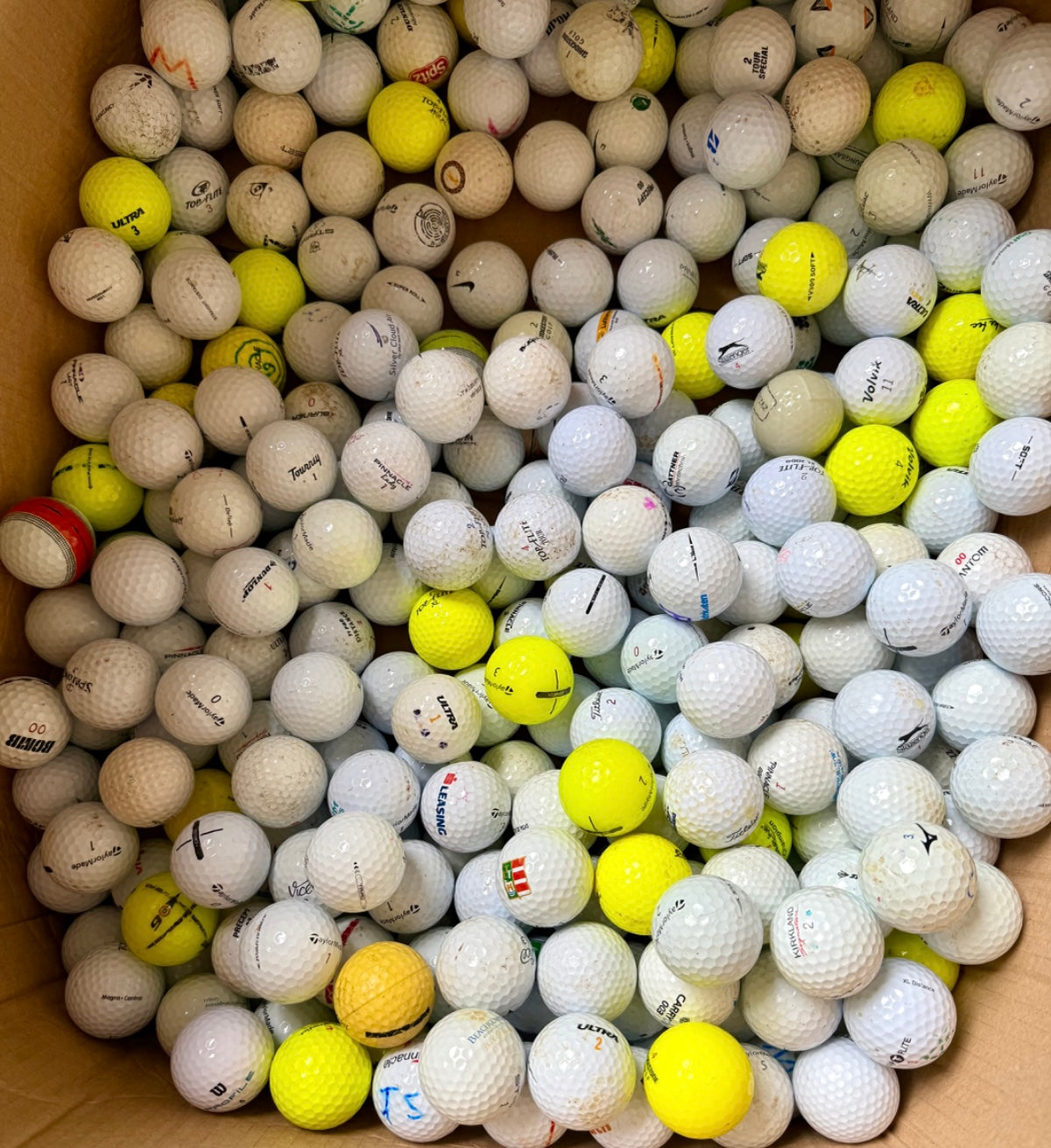 Piłki golfowe mix Pinacle Vice Nike Dunlop ect lake balls 50 sztuk