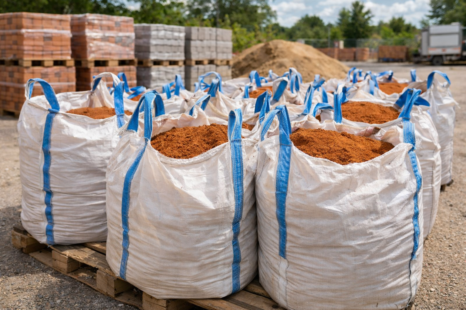 Mączka ceglana 0 – 2 mm BIG BAG 1 TONA 20 % glinki