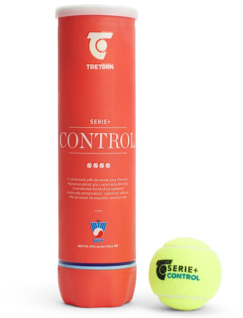 TRETORN SERIE + CONTROL - 1 puszka (4 piłki)